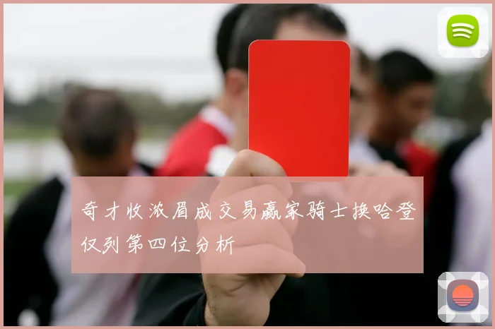 奇才收浓眉成交易赢家骑士换哈登仅列第四位分析